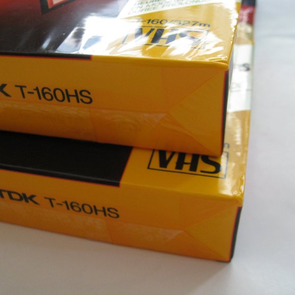 2 TDK HS T-160 High Standard Sound & Color Blank VHS Tape New/Sealed - Picture 5 of 5